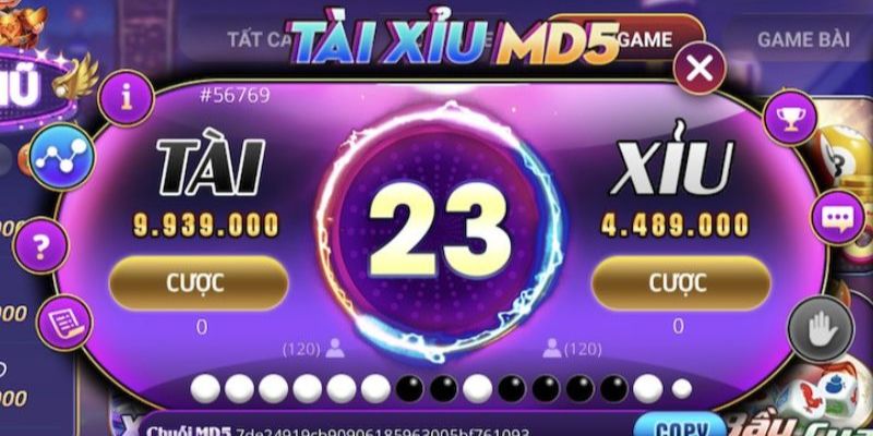 Tài Xỉu MD5 68 Game Bài - Kinh Nghiệm Đặt Cược Luôn Thắng 4 Dòng dòng tài xỉu MD5 luôn dẫn đầu về lượng người tham gia ở đây